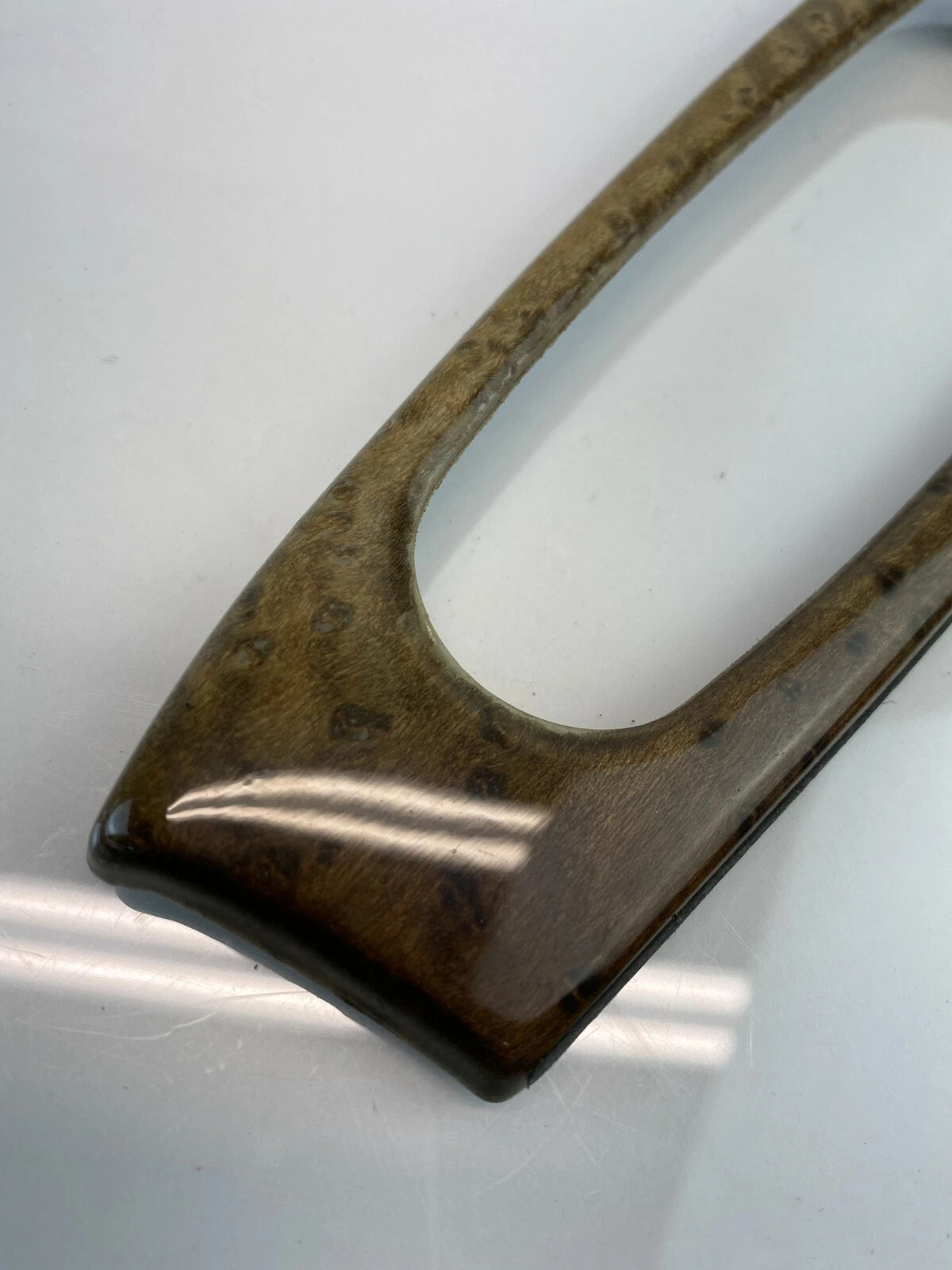 00-08 JAGUAR S-TYPE FRONT LEFT WINDOW SWITCH BEZEL WOOD TRIM OEM XR835424272AA