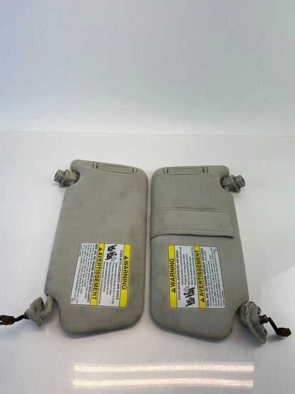 2010-2014 SUBARU LEGACY LEFT & RIGHT SUNVISOR SUN VISOR SHADE SET PAIR ASSY OEM