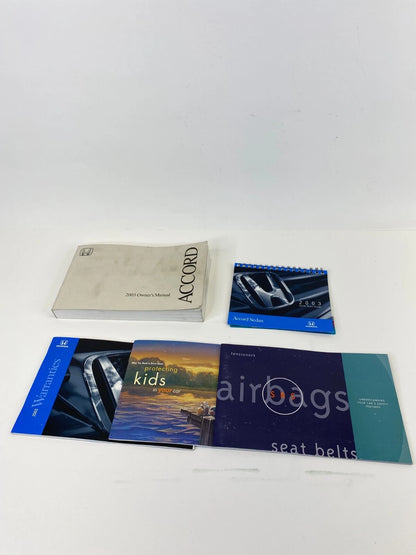 2003 HONDA ACCORD OWNER'S MANUAL WARRANTIES & PROTECTING KIDS BOOKS OEM