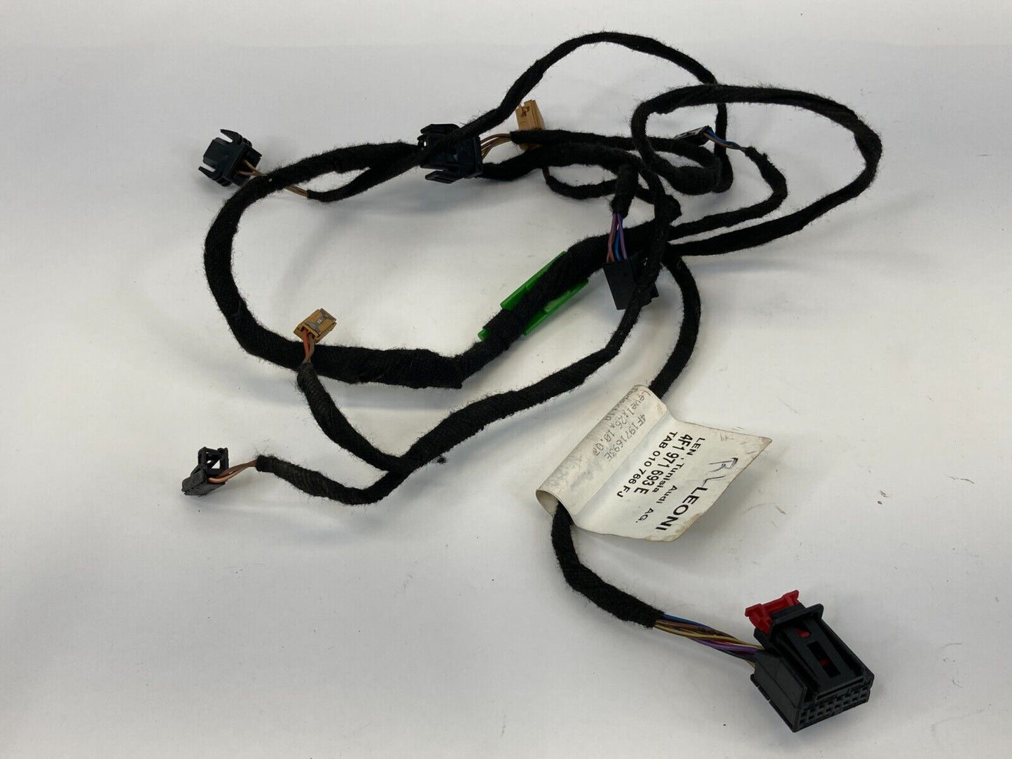 2005-2008 Audi A6 Rear Left Side Door Wiring Wire Harness 4F1-971-693E OEM