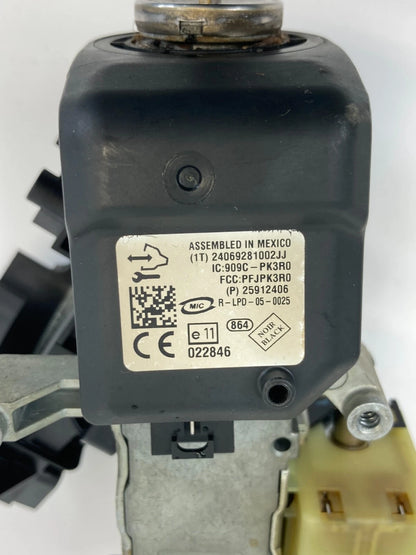 2009-2017 CHEVROLET TRAVERSE IGNITION SWITCH LOCK CYLINDER & KEY 92184907 OEM