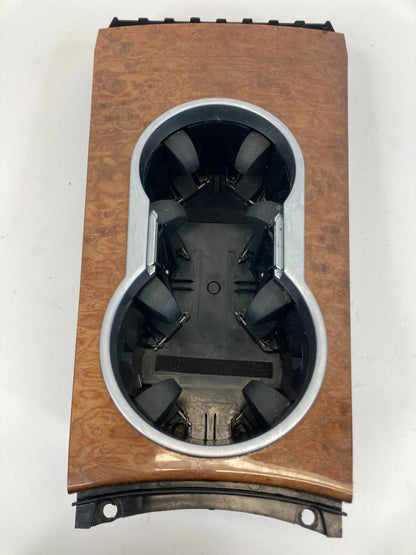 2007-2011 MERCEDES-BENZ ML350 FRONT CENTER CONSOLE CUP HOLDER WOOD A1646801714