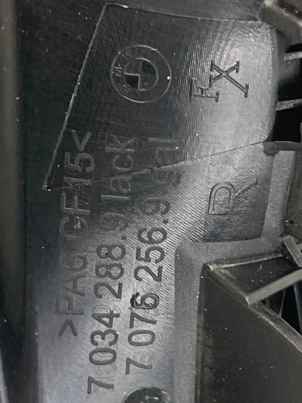 2006 2007 BMW 530XI REAR RIGHT BACK SIDE INTERIOR INNER DOOR HANDLE 70342889 OEM