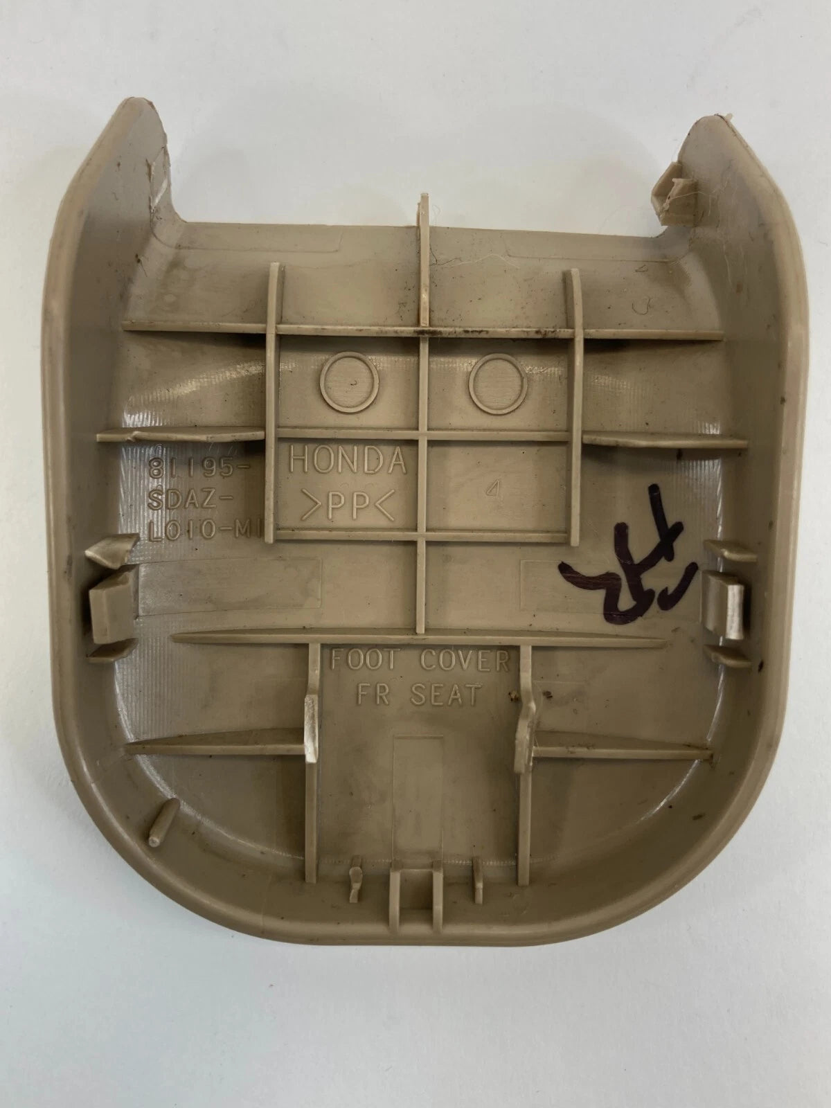 2004-2007 HONDA ACCORD SEDAN FRONT SEAT FOOT TRACK COVER TRIM 81195SDAZL010M1