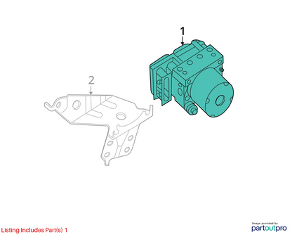 2013-2019 NISSAN SENTRA ABS ANTI LOCK BRAKE PUMP PLUG CONNECTOR 1928405766 OEM