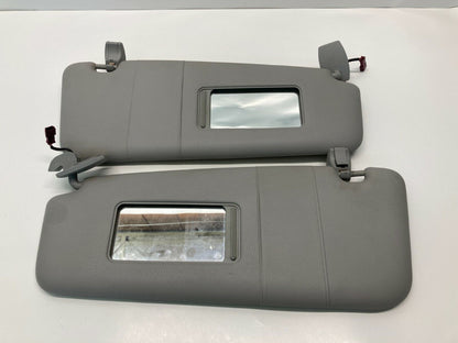 2004-2007 BMW 525i Left & Right Side Sunvisor Sun Visor Shade Pair Set Gray OEM