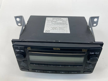 09 10 11 TOYOTA YARIS AM / FM RADIO CD CASSETTE PLAYER RECEIVER 86120-52A20 OEM