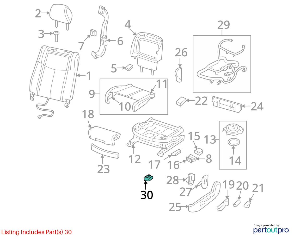 09-14 NISSAN MAXIMA FRONT LEFT SEAT TRACK CAP INNER COVER TRIM 87558-9N00A OEM