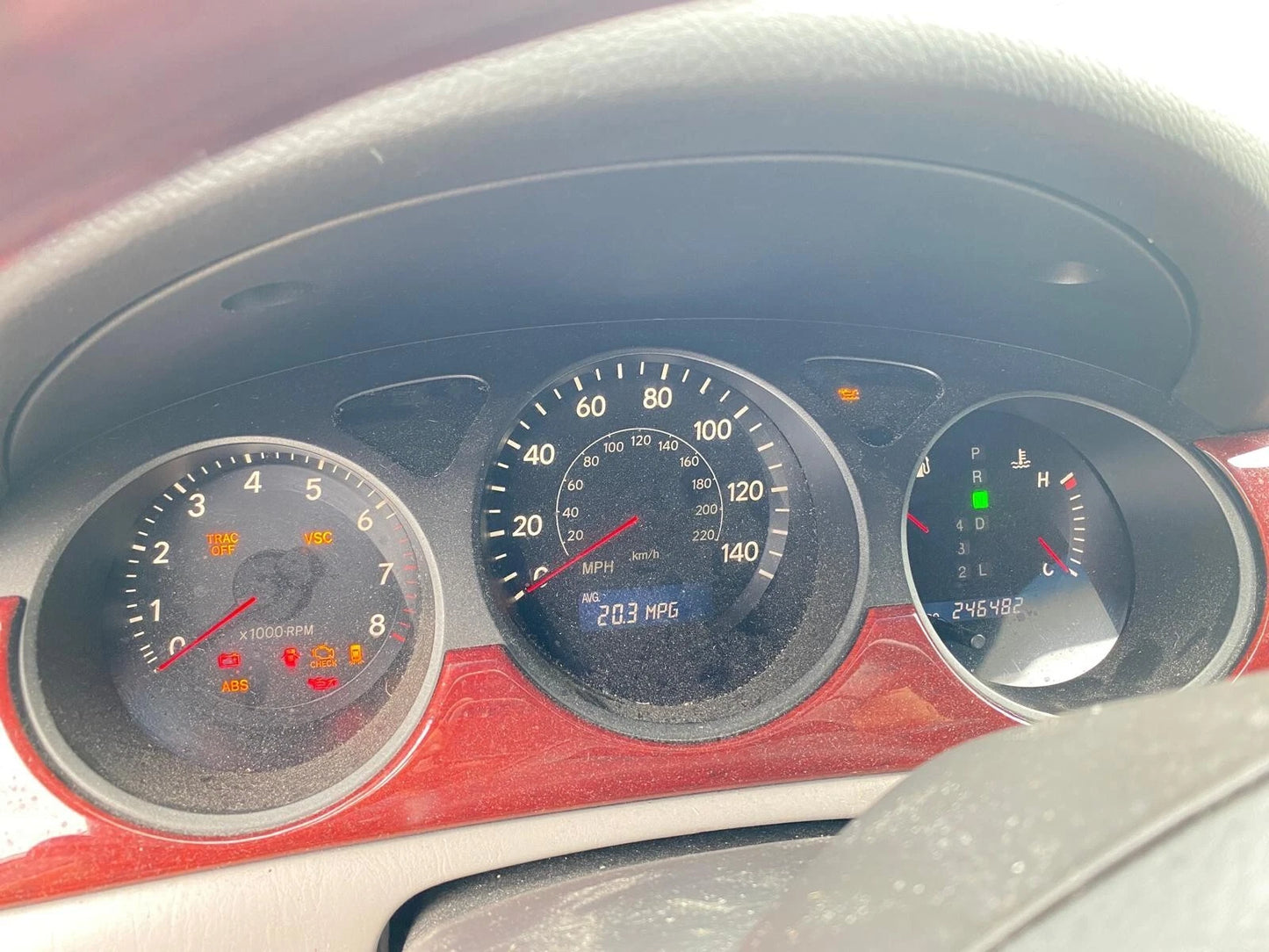 02 03 LEXUS ES300 DASH INSTRUMENT CLUSTER SPEEDOMETER GAUGES 8380033610 246K OEM