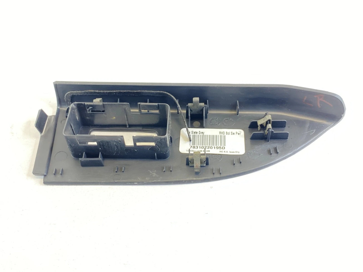 2011 2012 DODGE CALIBER REAR LEFT WINDOW SWITCH BEZEL TRIM PANEL 78310220195D