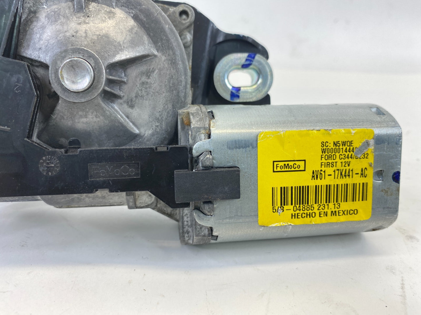 13-18 Ford C-MAX Rear Glass Windshield Wiper Motor Assembly AV61-17K441-AC OEM