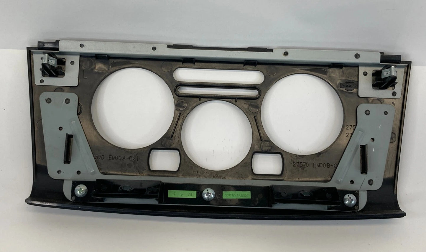 07-12 NISSAN VERSA CENTER DASHBOARD CLIMATE CONTROL PANEL BEZEL COVER 27570EM00B