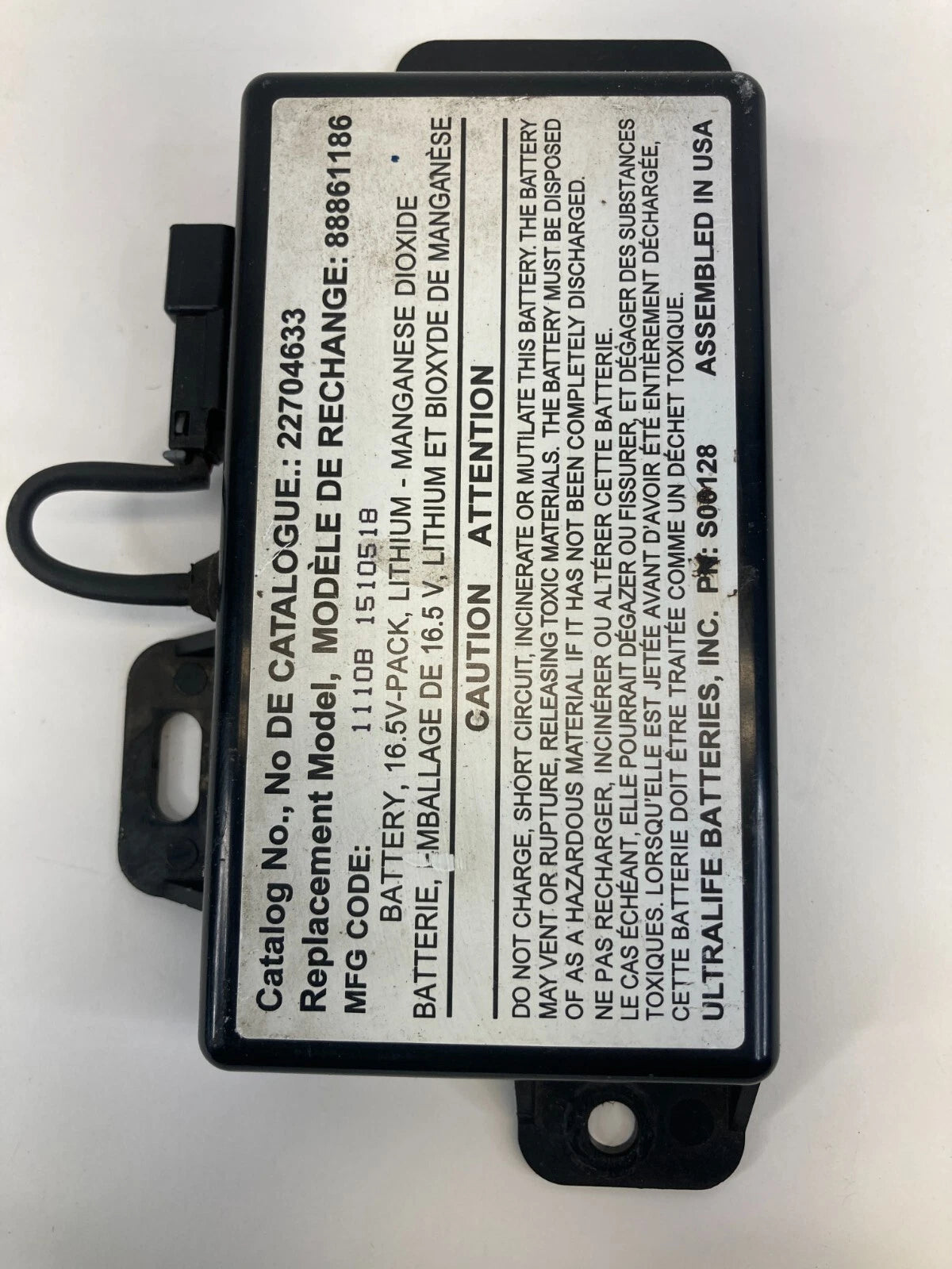 11-17 BUICK REGAL 10-19 LACROSSE ONSTAR BATTERY BACKUP CONTROL MODULE 22704633
