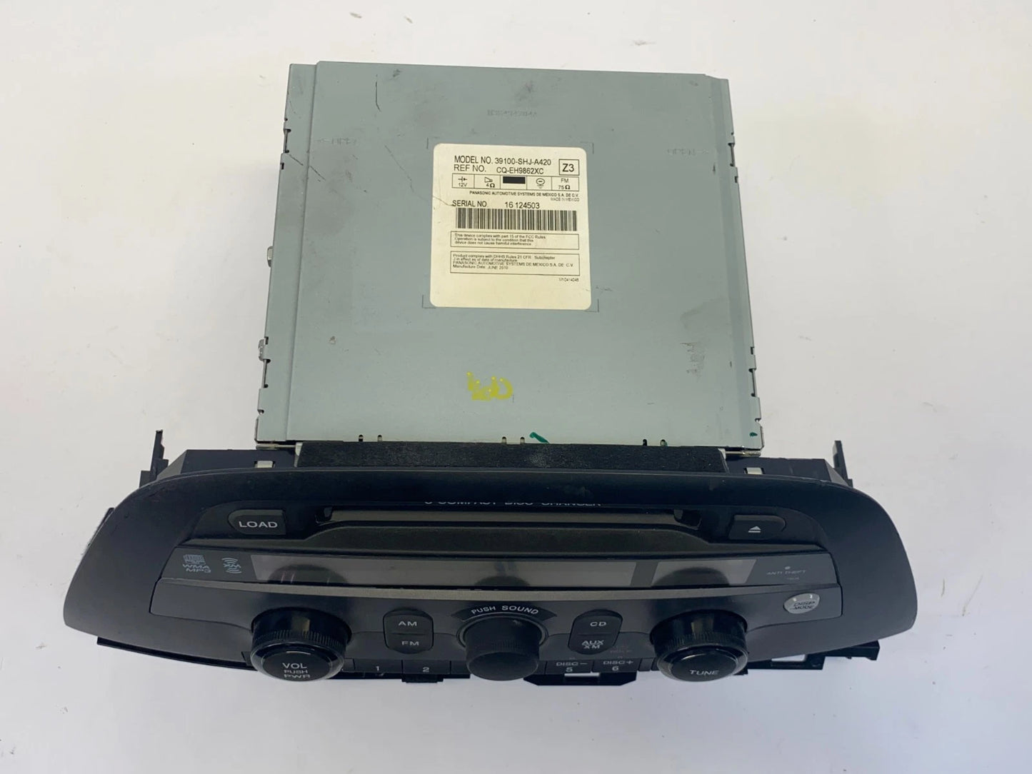 05-10 HONDA ODYSSEY EX-L RADIO 6 DISC CD CHANGER PLAYER MP3 39100-SHJ-A420 OEM