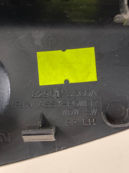 2013-2019 Nissan Sentra Rear Left Door Power Window Control Switch w/ Bezel OEM