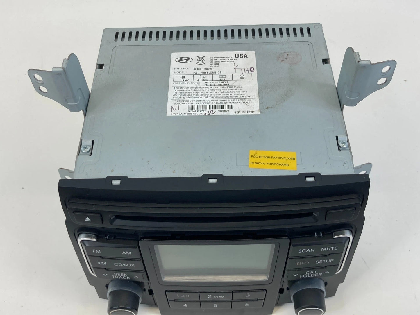 2011-2014 HYUNDAI SONATA AM FM CD PLAYER RADIO AUDIO RECEIVER 96180-3Q000 OEM