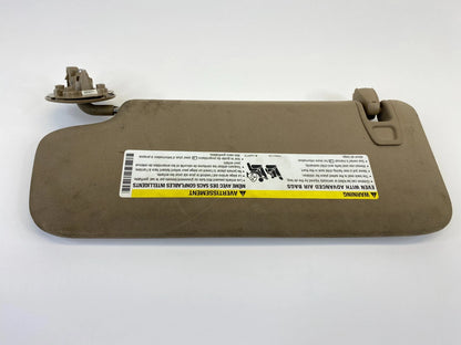 2008-2012 CHEVROLET MALIBU RIGHT PASSENGER SUNVISOR SUN VISOR ASSY BEIGE OEM