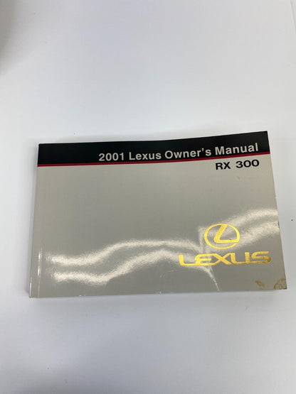 2001 01 Lexus RX300 RX 300 Owners Owner´s Manual Supplement Guide W/ Case OEM