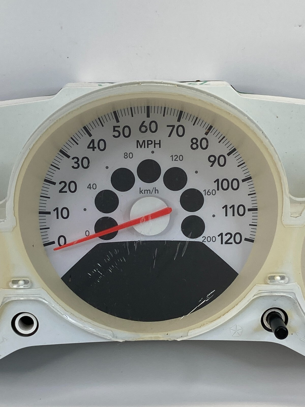 2008 2009 Dodge Caliber Instrument Cluster Speedometer 1DX391DVAB Unknown Miles