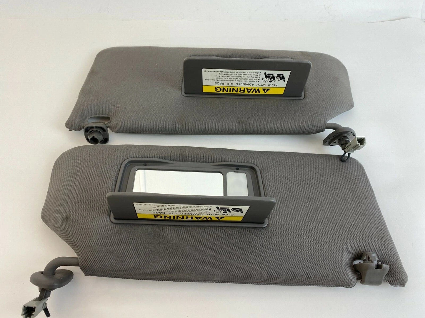 2008-2010 HONDA ODYSSEY W SUNROOF SUNVISOR SUN VISOR W/ LIGHT SET GRAY OEM