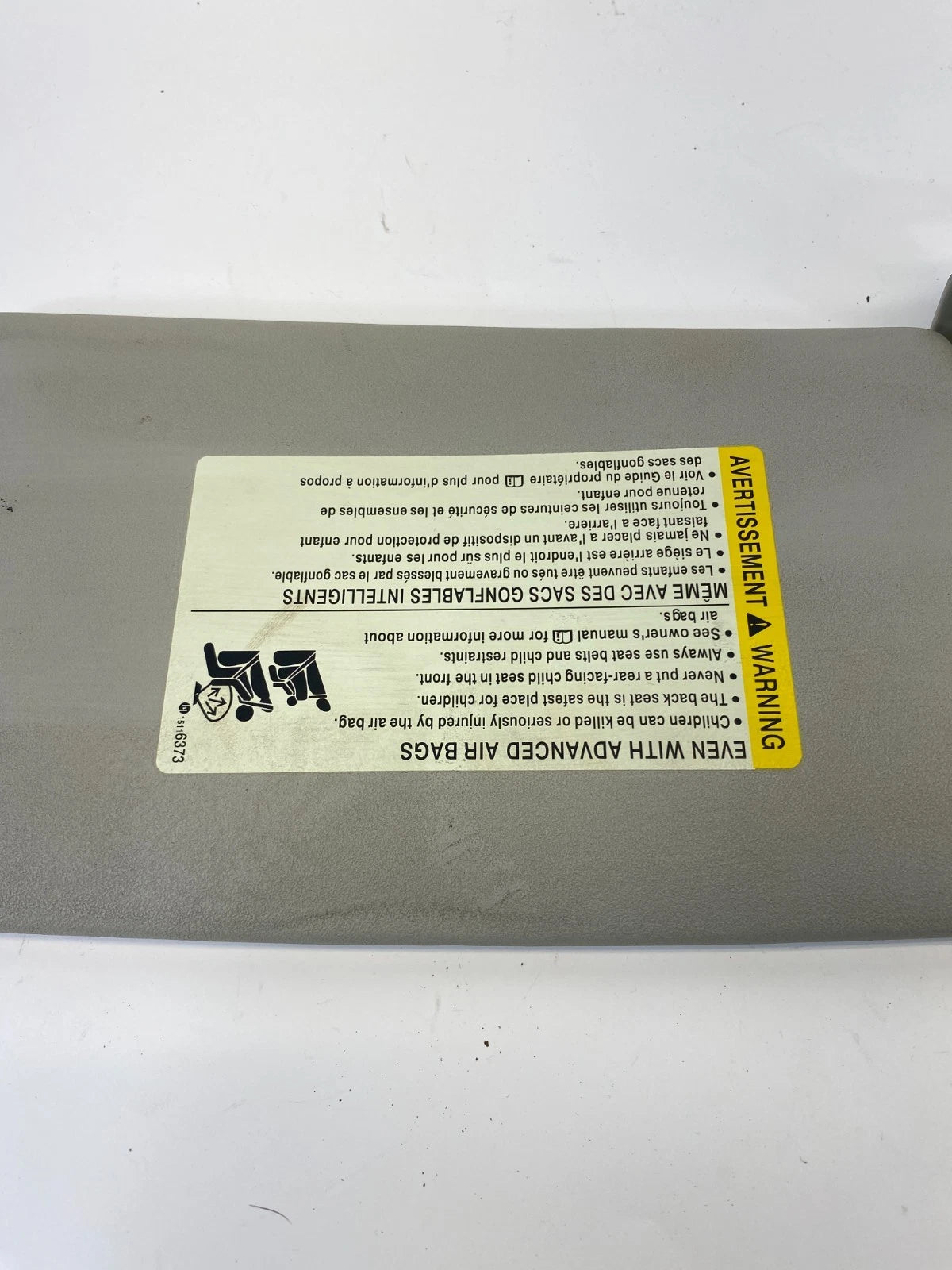 2003-2011 SAAB 9-3 SUNVISOR WITH MIRROR ASSEMBLY LEFT DRIVER SIDE LH OEM FACTORY