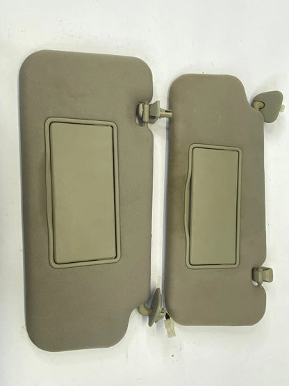 2009-2014 NISSAN MURANO SUNVISOR DRIVER PASSENGER LH RH SHIELDS PAIR OEM FACTORY