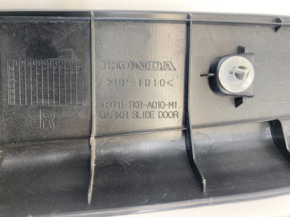 11-17 HONDA ODYSSEY REAR RIGHT SLIDE DOOR PILLAR TRIM COVER PANEL 83711-TK8-A010