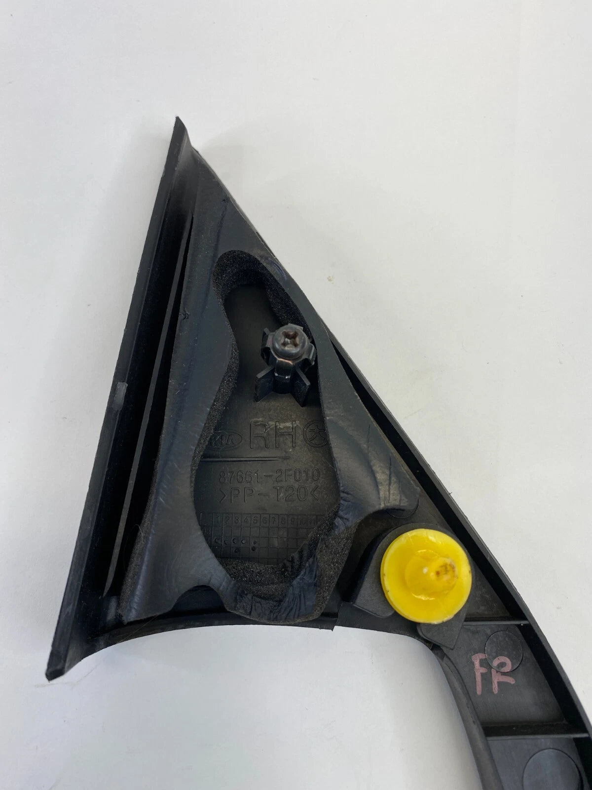2004-2009 KIA SPECTRA FRONT RIGHT INNER DOOR CORNER MIRROR COVER 87661-2F010 OEM