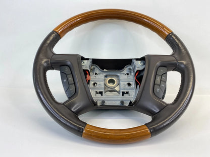 2009 2010 2011 2012 BUICK ENCLAVE STEERING WHEEL W/ WOODGRAIN ASSEMBLY OEM