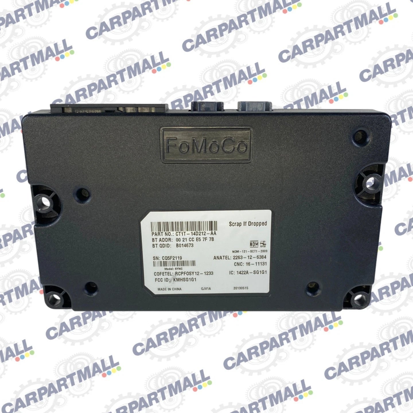 2014 Ford Fusion Communication Voice Recognition Sync Module CT1T-14D212-AA OEM