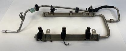 11-19 FORD EXPLORER 3.7L FUEL INJECTION RAIL WITH INJECTORS AT4E-9F797-GA OEM