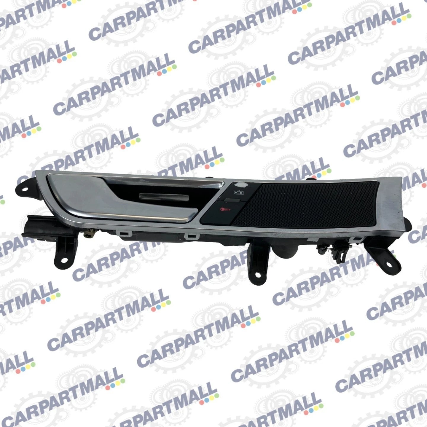 06-11 AUDI A6 FRONT LEFT DRIVER SIDE INNER DOOR HANDLE W/TWEETER 4F0-837-019-C