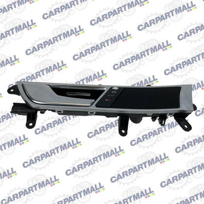 06-11 AUDI A6 FRONT LEFT DRIVER SIDE INNER DOOR HANDLE W/TWEETER 4F0-837-019-C
