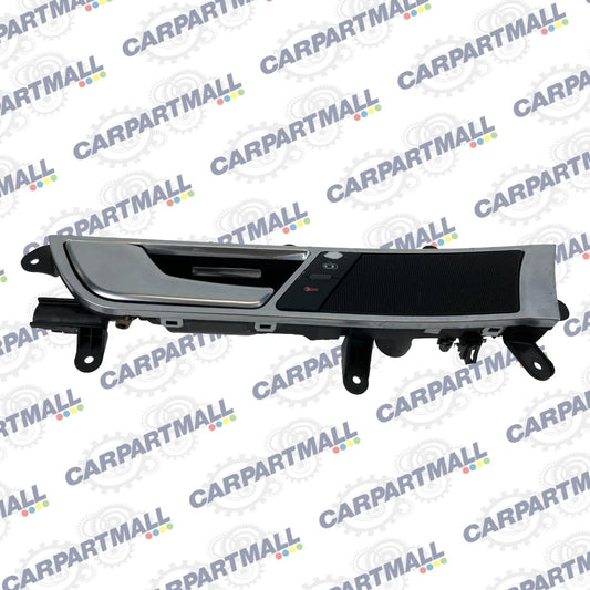 06-11 AUDI A6 FRONT LEFT DRIVER SIDE INNER DOOR HANDLE W/TWEETER 4F0-837-019-C