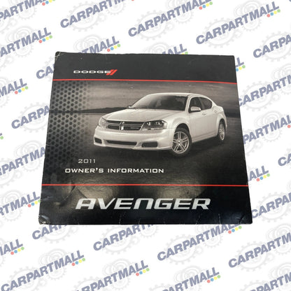 2011 11 DODGE AVENGER SEDAN OWNER'S MANUAL INFORMATION GUIDE BOOK OEM