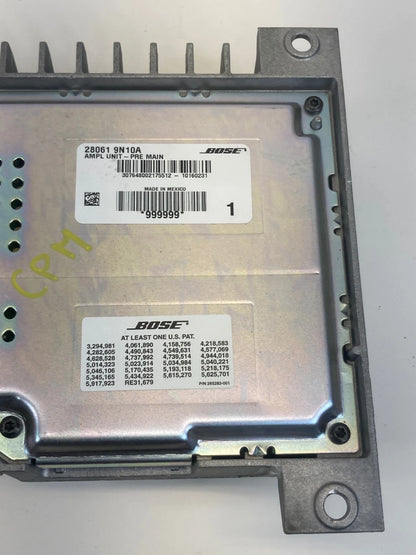 2009-2014 NISSAN MAXIMA BOSE AUDIO RADIO SOUND AMPLIFIER UNIT 28061-9N10A OEM