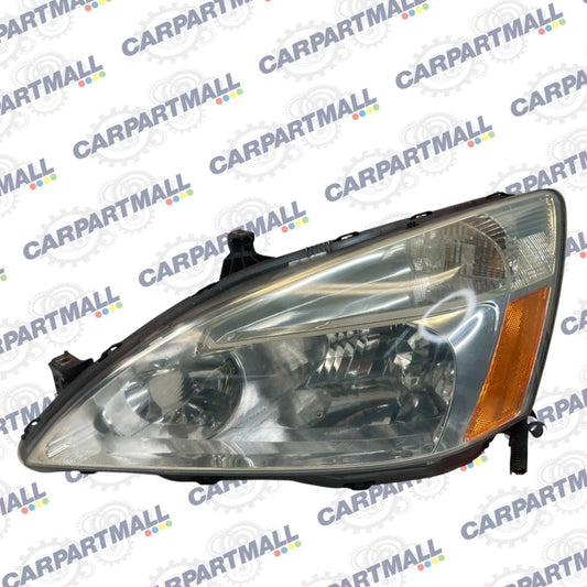 2003-2007 HONDA ACCORD LEFT DRIVER SIDE HEADLIGHT HEADLAMP LAMP HALOGEN OEM