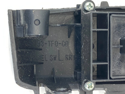 2009-2013 HONDA FIT REAR LEFT SIDE DOOR WINDOW SWITCH W/ BEZEL 83793-TF0-00 OEM