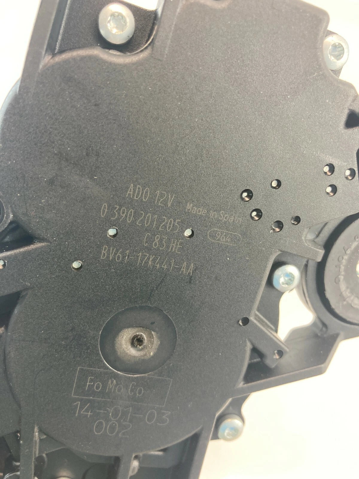 2012-2018 FORD FOCUS HATCHBACK REAR WINDSHIELD WIPER MOTOR UNIT OEM 0390201205
