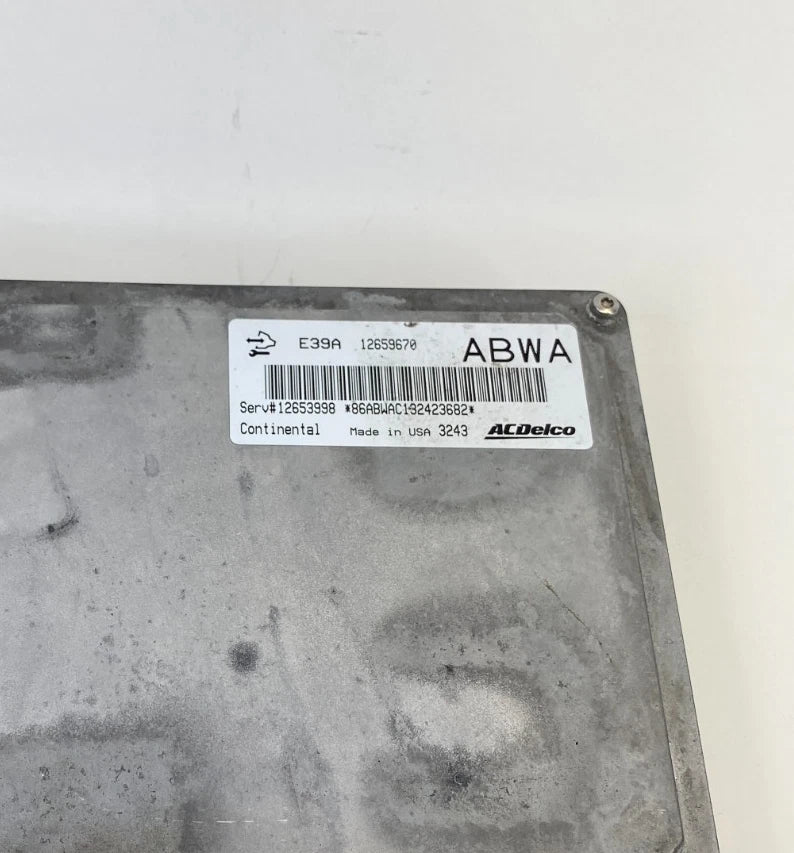 14-19 CADILLAC ATS 13-16 GMC ACADIA ECU ENGINE COMPUTER CONTROL MODULE 12653998