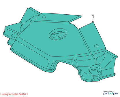 2002-2007 MERCEDES ML500 98-06 CL500 ENGINE COVER SHIELD 113-010-13-67 OEM