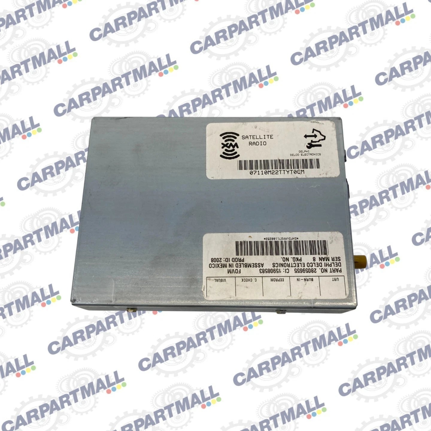 2007 2008 2009 CADILLAC SRX SATELLITE RADIO RECEIVER MODULE UNIT 15908583 OEM