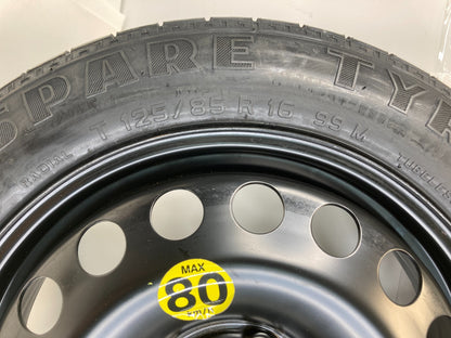 03-11 Saab 9-3 93 Compact Spare Tire Wheel Rim Donut T125/85R16 99M OEM