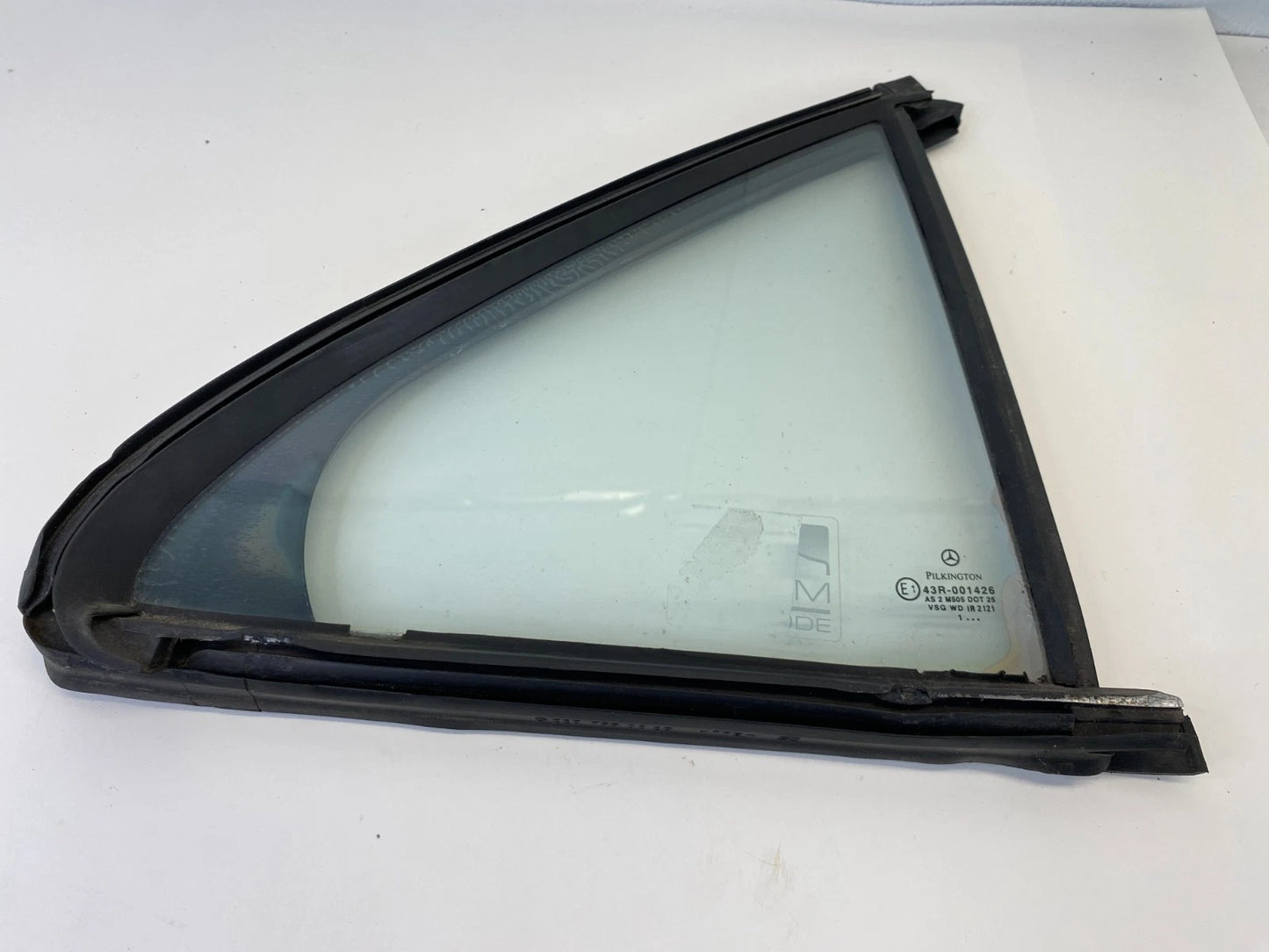 00-04 MERCEDES S-CLASS S430 REAR RIGHT DOOR WINDOW VENT GLASS FIXED 2207300220