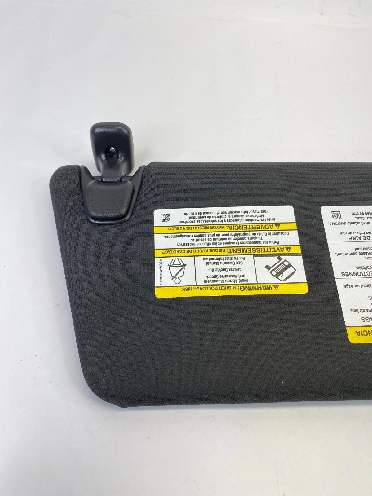 13-15 FORD POLICE INTERCEPTOR UTILITY FRONT LEFT DRIVER SIDE SUNVISOR SUN VISOR