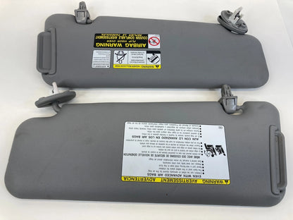 2008-2010 TOYOTA HIGHLANDER ROOF LEFT & RIGHT SUNVISOR SUN VISOR SHADE PAIR SET