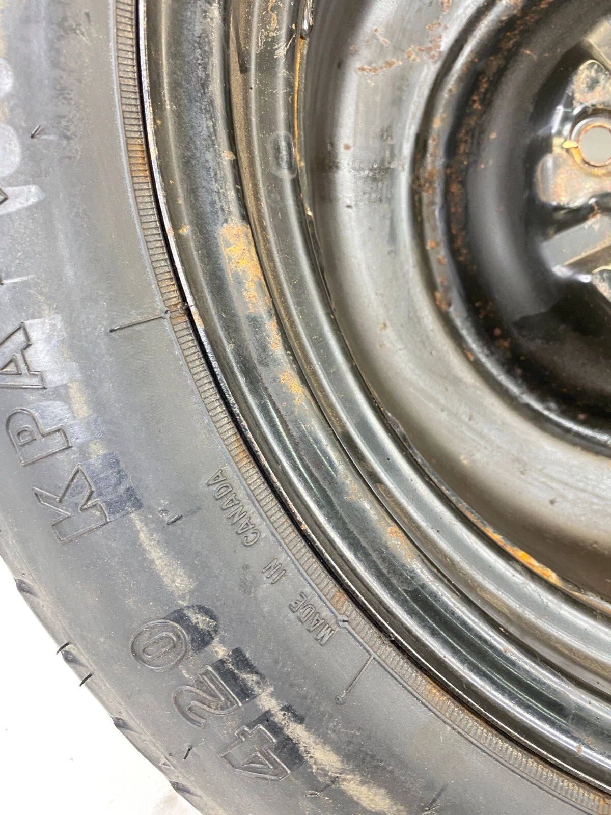 08-12 HONDA ACCORD SPARE TIRE 16" R16 WHEEL COMPAT DONUT T135/80D16 101M 16X4