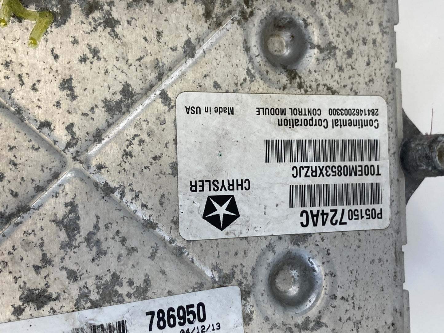 2013 Chrysler Town & Country 3.6L Engine Computer Control Module ECM ECU PCM