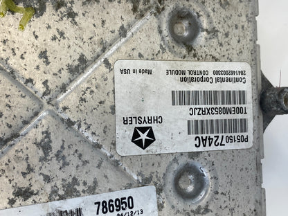 2013 Chrysler Town & Country 3.6L Engine Computer Control Module ECM ECU PCM