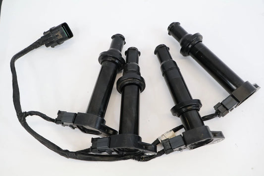 2006-2011 KIA RIO 06-11 KIA RIO5 1.6L L4 ENGINE IGNITION COIL SET OF 4 W/HARNESS
